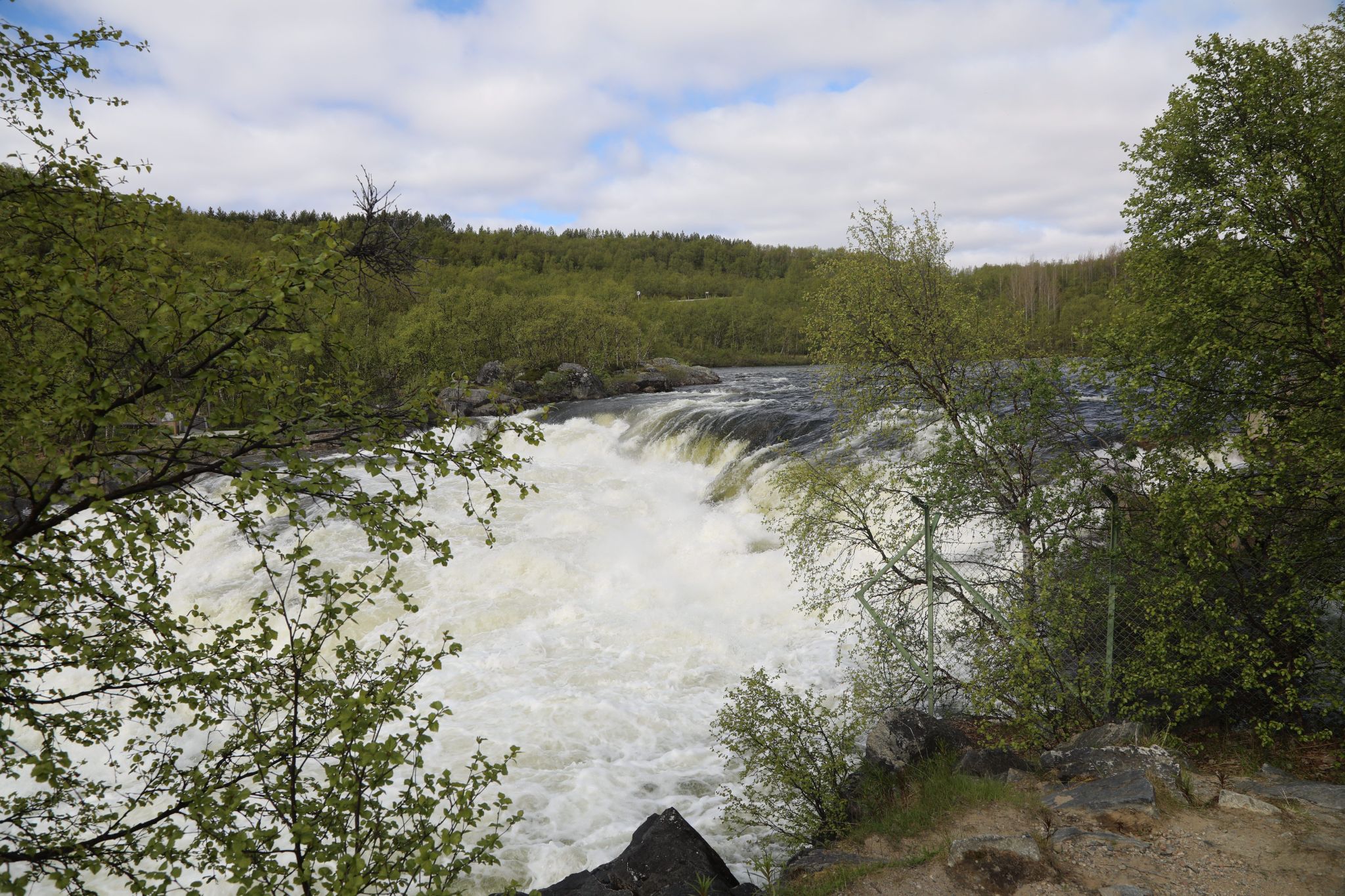 Grenzwasserfall Norwegen-Finnland